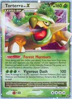 PokeDATA - Check current Pokemon card values for Torterra Lv.X DP09!